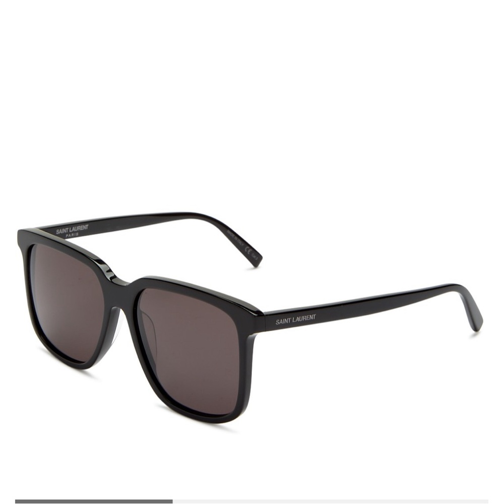 Saint Laurent Oversized Wayfarer Square Sunglasses | 56mm